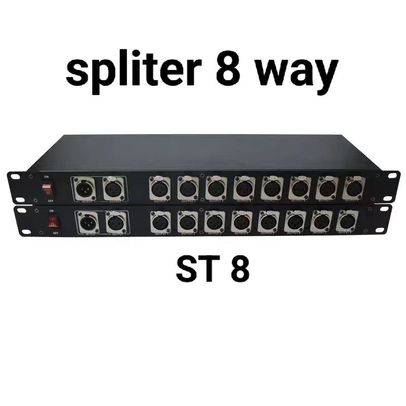 Splitter lighting 8ch DMX distributor