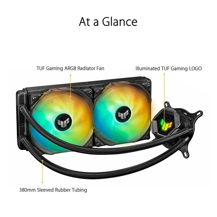 ASUS TUF Gaming LC 240 ARGB liquid CPU cooler