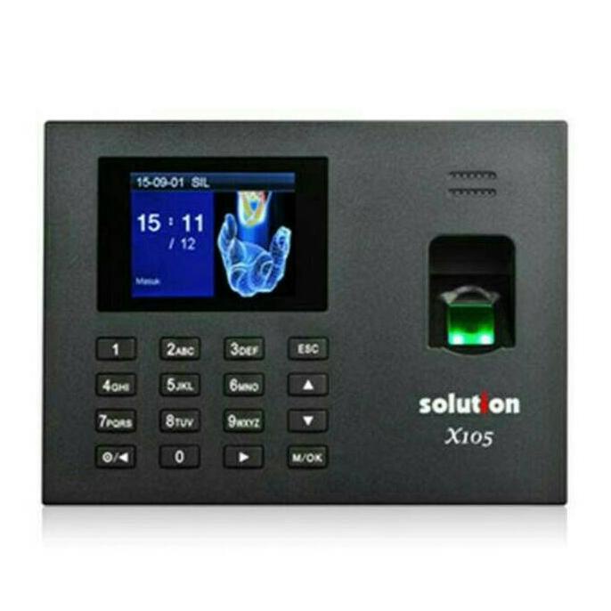 Solution Finger Print X-105 Mesin Absensi Sidik Jari Solution X105