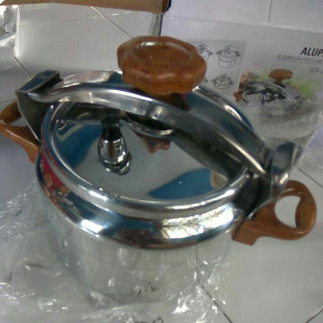 Home-klik Oxone Ox-2008 Pressure Cooker Alupress 8 Liter - Peralatan Masak - Silver