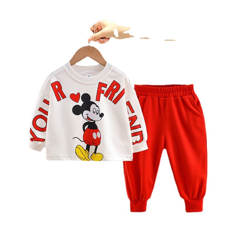 HappyOliver PASSWORD MKY FRIEND Setelan Sweater 1 - 7 Tahun Baju Anak BerKualitas