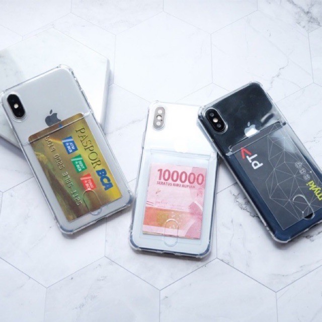 Anticrack Pocket Card Case Samsung S21 plus ultra A32 A52 A72 Note 20 A21s A51 A71