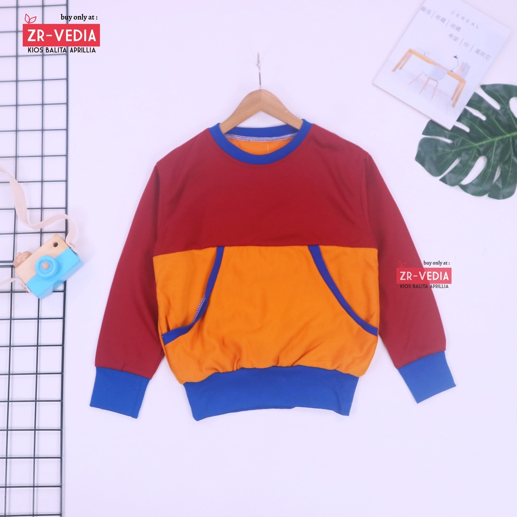 [UNIVERSAL] Sweater Joe uk 2-3 Tahun / Baju Switer Jaket Outer Anak Perempuan Laki Tebal Murah Polos