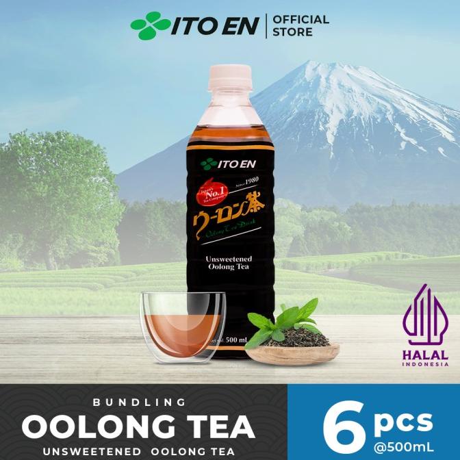 

[ COD ] ITO EN Oolong Tea Unsweetened Teh Oolong Jepang 500ml No Sugar - 6 pcs MURAH Kode 481
