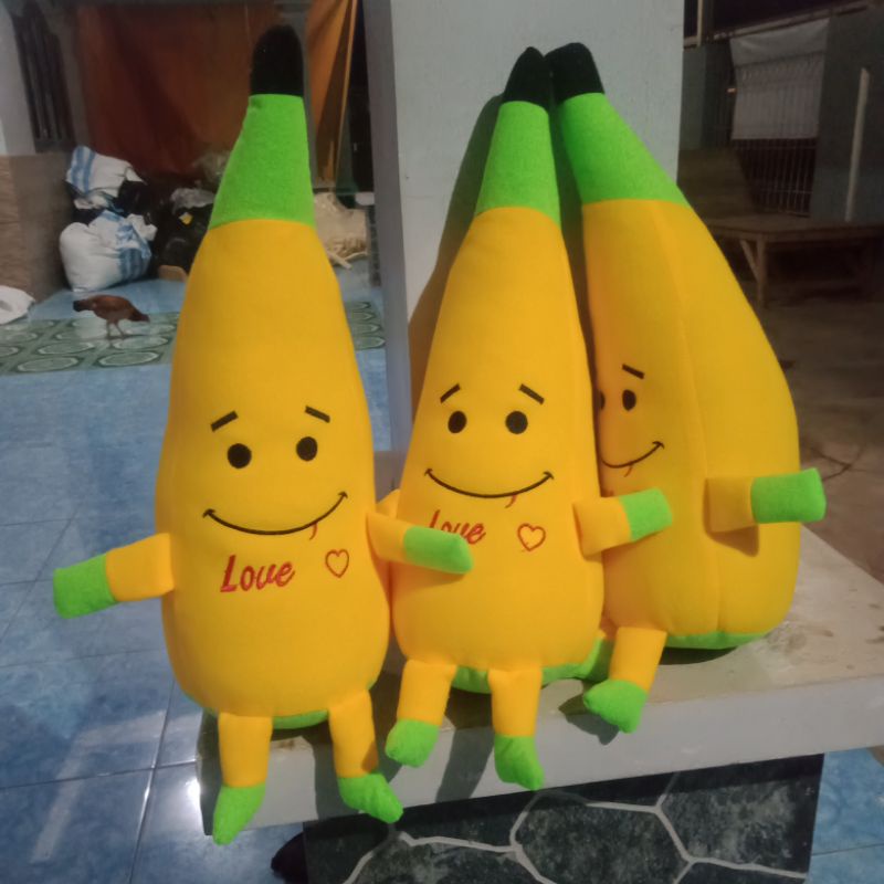 Boneka banana pisang murah size m