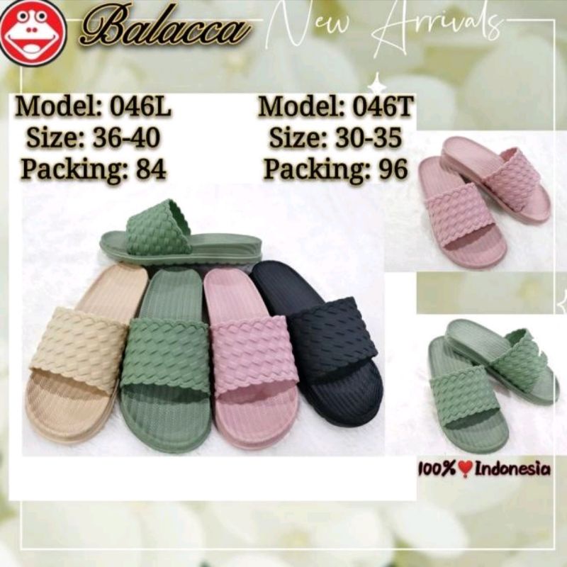 Sandal Selop Jelly Karet Wanita Balacca 046 L (DT)