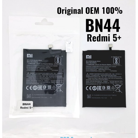 Battery Xiaomi BN44 Baterai Batre Xiaomi Redmi 5 PLUS Redmi 5+ / BN 44 REDMI 5PLUS Original