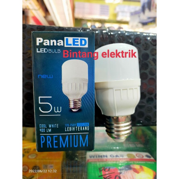 lampu murah panaLED 5wat LED bulb cahaya putih