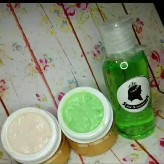 Paket cream crown skincare | ocean acne | crown ekonomis | paket pemutih ekonomis