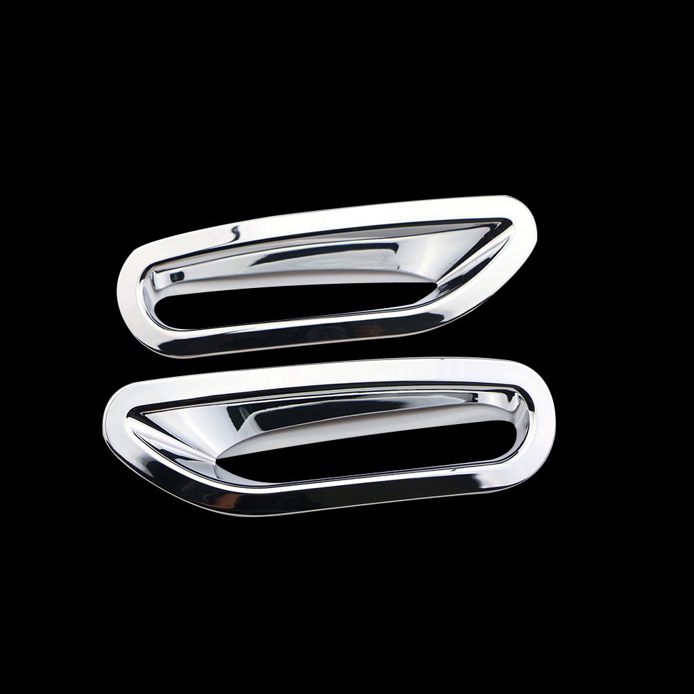 2pcs Stiker Cover Trim Lampu Kabut Belakang Mobil Bahan ABS Krom Untuk Nissan X-Trail T32 2014-2020