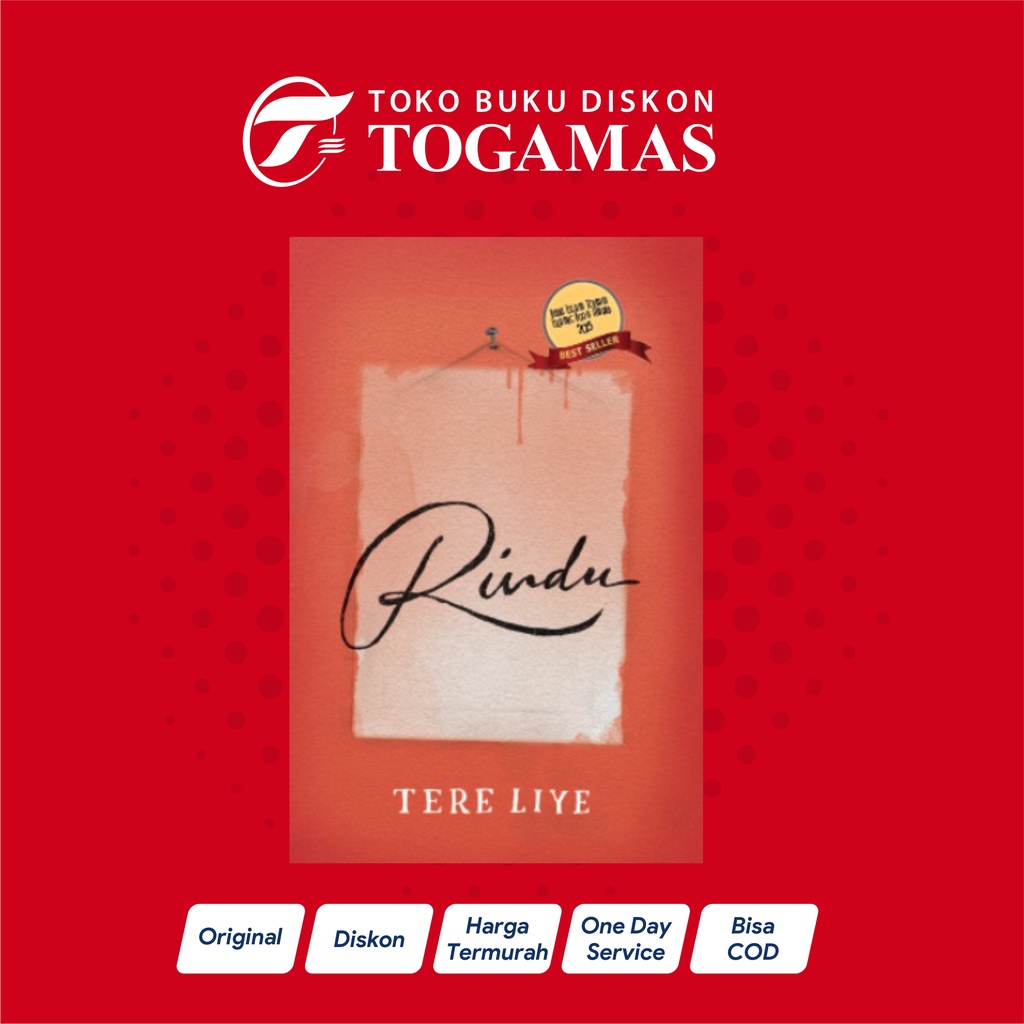 RINDU NEW COVER - Tere Liye - Republika