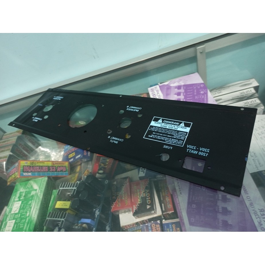 PANEL POWER AMPLIFIER TEBAL CA15 DEPAN BELAKANG PANEL BOSTEC