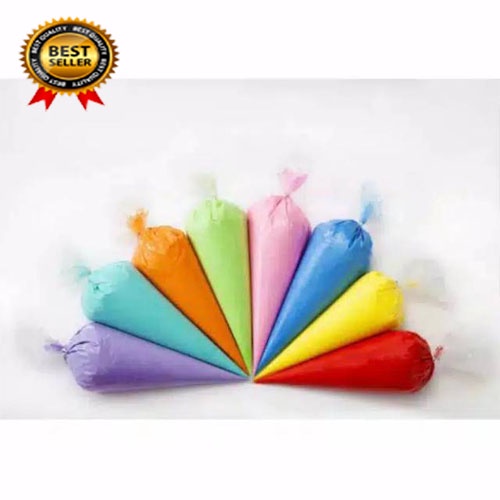 

Plastik Segitiga isi 100 | Pipping Bag isi 100 | Plastik Papping Bening Berkualitas isi 100pcs