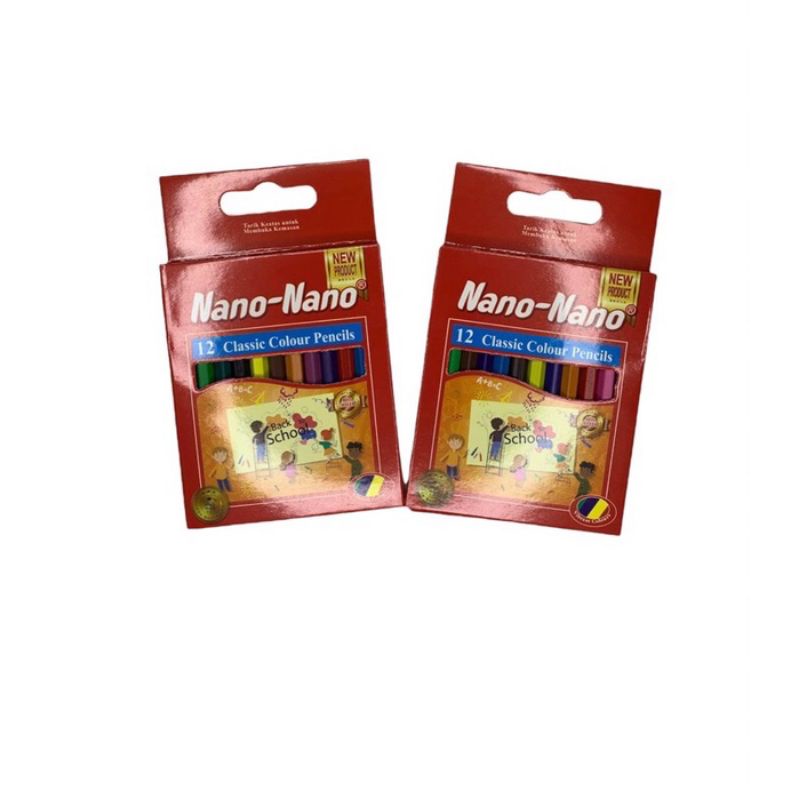 

Pensil Warna Kayu Pendek Davis Dan Nano Nano Isi 12
