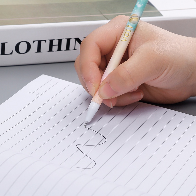 Mainan Pena Gel Desain Karakter Kartun Dengan Balance Pen Bahan Plastik Anti Stres Untuk Pelajar