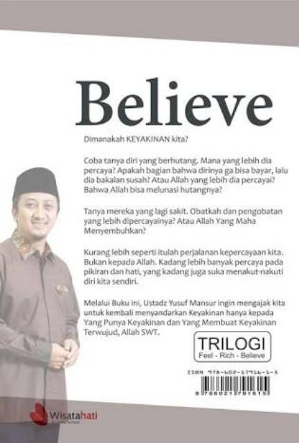 Buku Believe Ustad Yusuf Mansur Shopee Indonesia