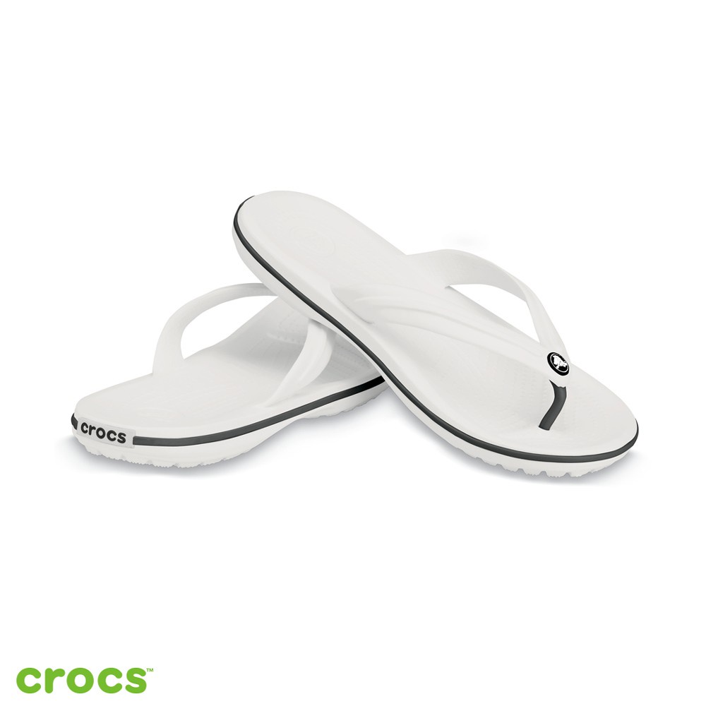 Sandal Crocs Band Flip / Sandal Jepit Pria  / Crocs Band Flip / Original Crocs - White  -11033-100