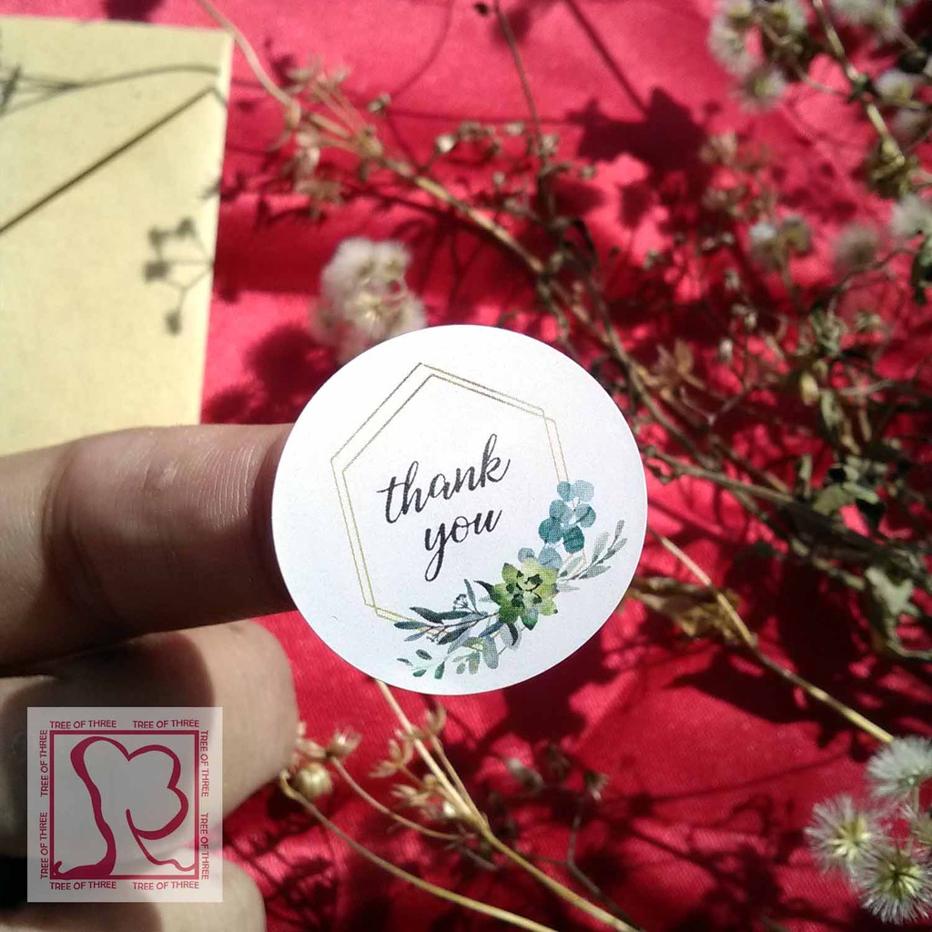 

Thank You Sticker / Sticker Snack Kue