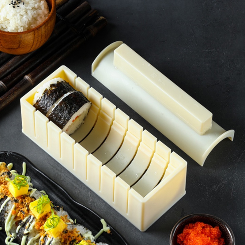 3 Pcs Cetakan Pembuat Nasi Sushi Gaya Jepang Untuk Dapur