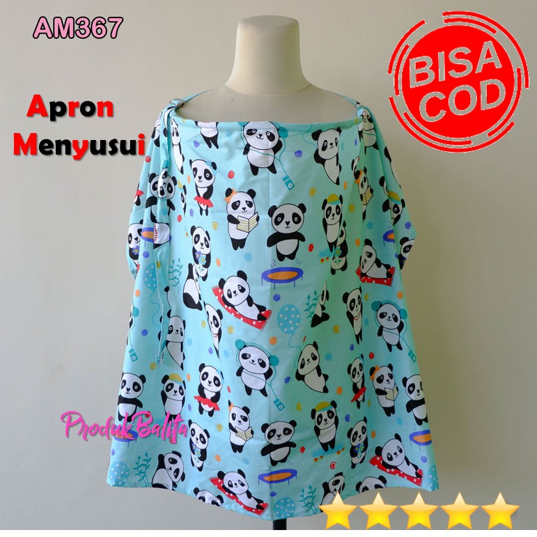 [ BISA BAYAR DITEMPAT ] Apron Menyusui Cover Nursing Wear Apron Melingkar New Motif Karakter Terlaris