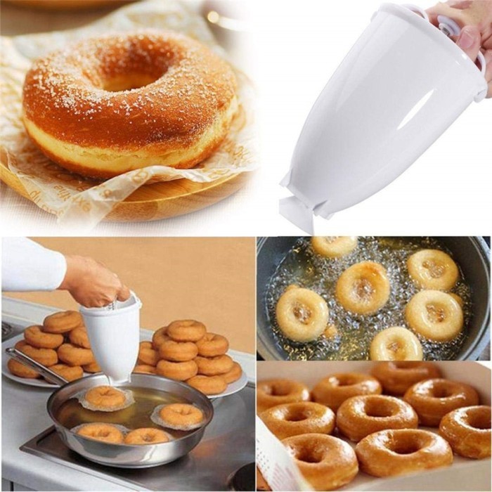 Donut Maker Alat Pembuat Donat Cetakan Kue Donat Praktis Press Instant Shopee Indonesia