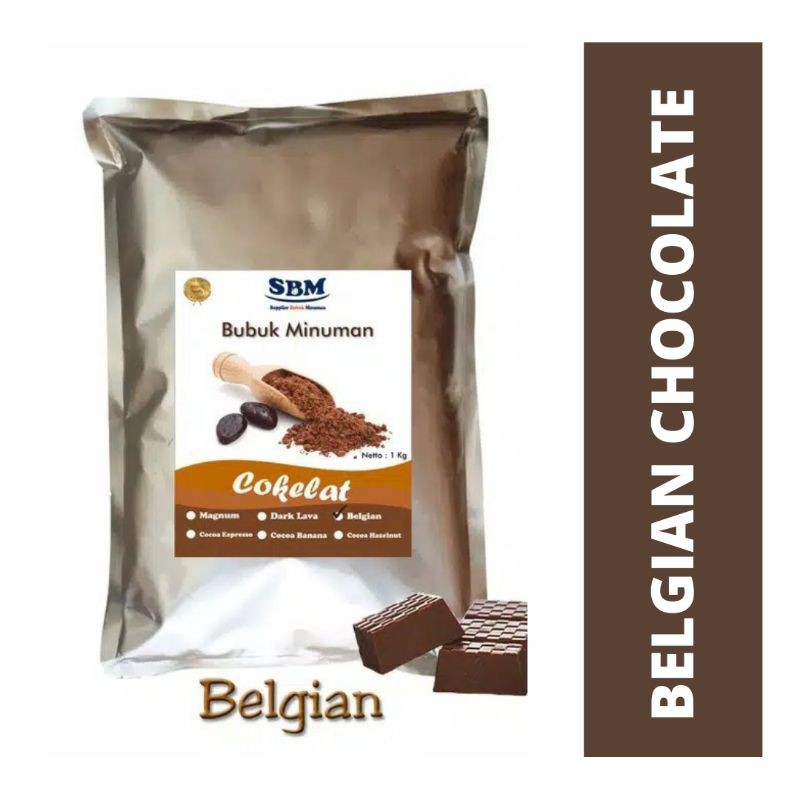 

Bubuk Minuman SBM Belgian Chocolate Powder Drink Cocoa Cokelat Premium Taste Coklat 1 kg