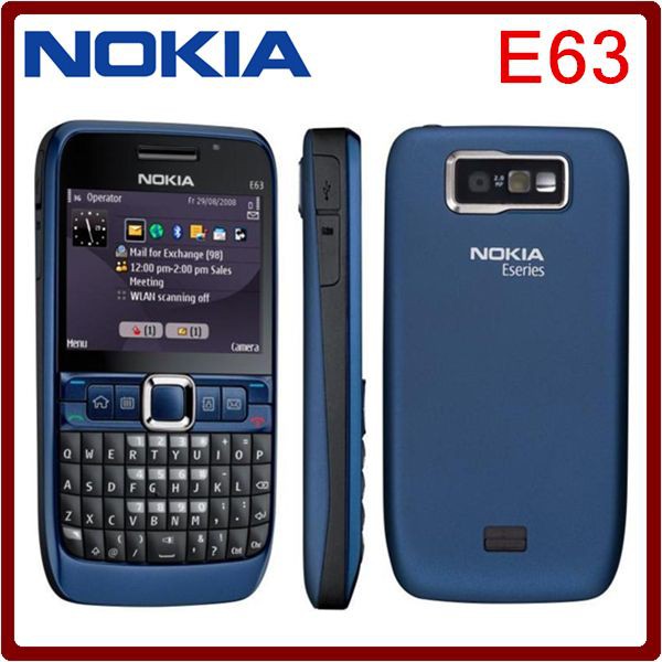 Hp Nokia E63 Sim Gsm Bahasa Indonesia Shopee Indonesia