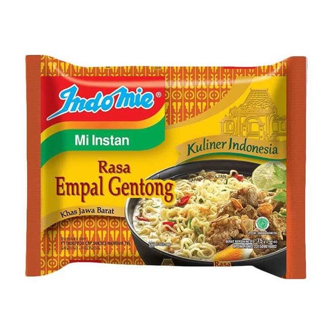 

Indomie Empal Gentong Mie Instant 75 gr 5pcs/Banded