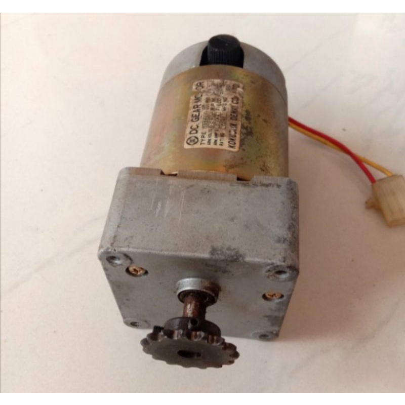 DC Motor Gearbox 90V DC 5W 100rpm High Torqui Kokusan Denki TD5607