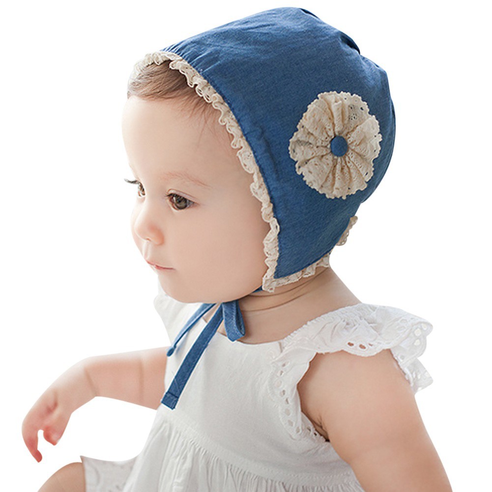 Topi Beanie Untuk Anak Bayi Berhias Renda Manis Dan Topi Beanie Untuk Anak Bayi Berhias Renda Manis Dan