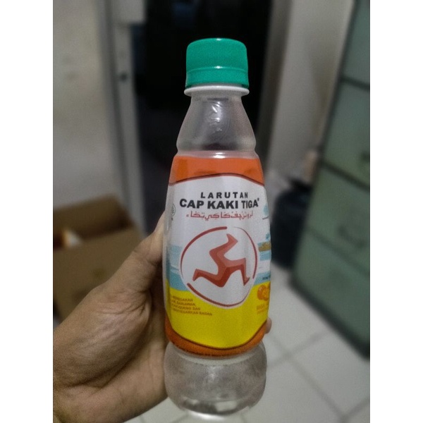 

Larutan cap kaki 3 Kemasan botol ( 320ml)