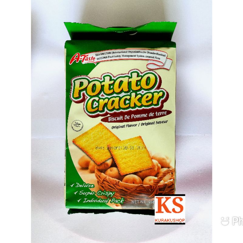 

A TASTE SILANG POTATO CRACKER INDIVIDUAL PACK - BISKUIT KENTANG 238 GRAM