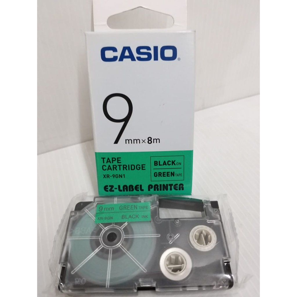

Pita Label Tape Printer Casio XRGN1 Hijau