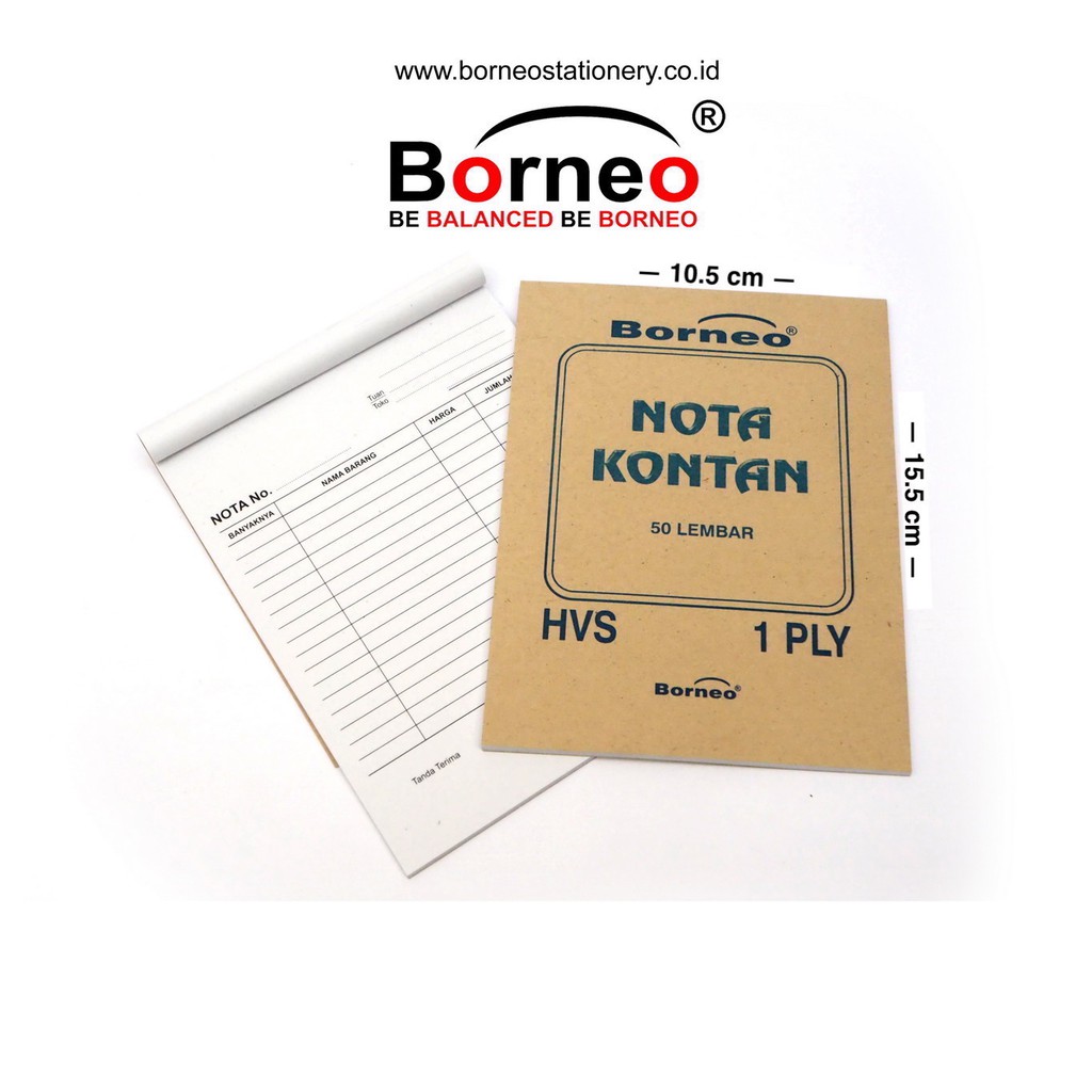 

NOTA KONTAN 1 PLY BORNEO NT0005 PACK/NOTA KONTAN K-1 621289556