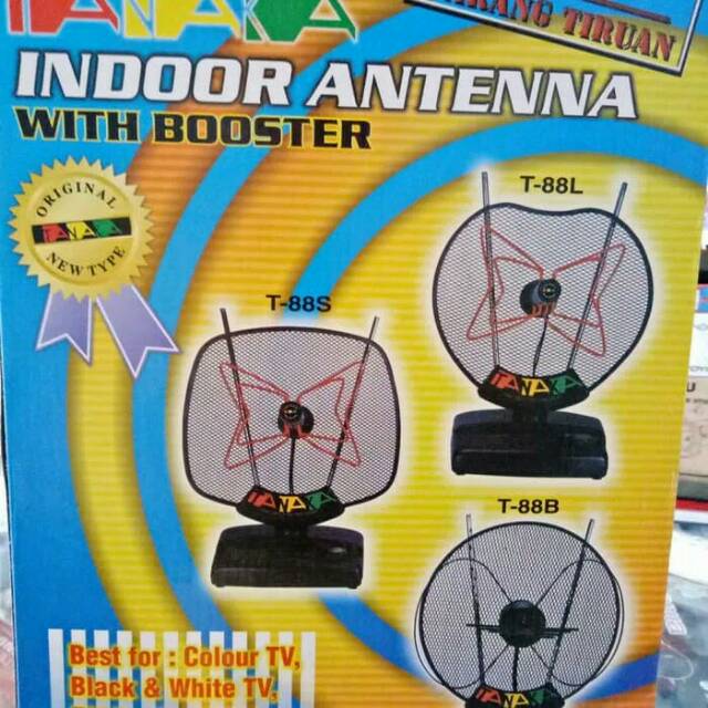 Antena tv indoor TANAKA T88B with BOOSTER