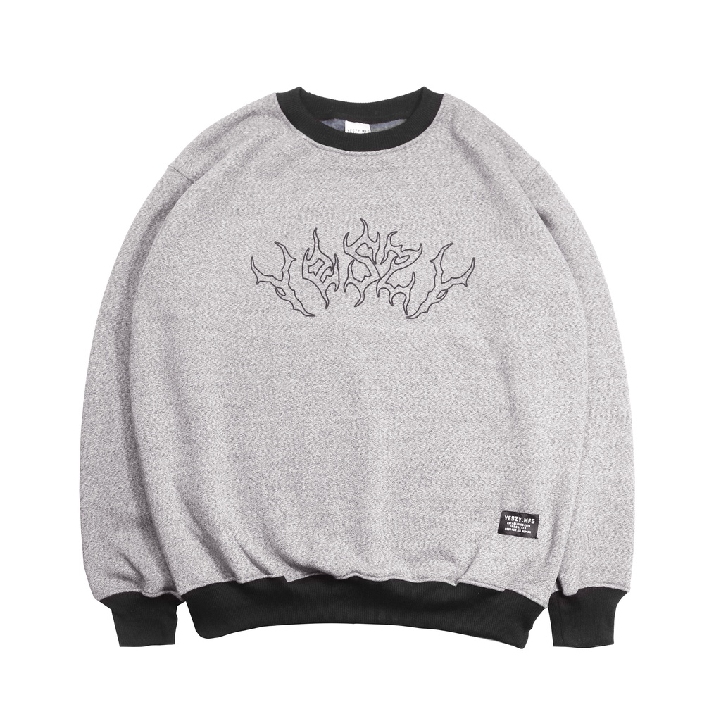 YESZY.MFG Crewneck Misty II Metal F Black