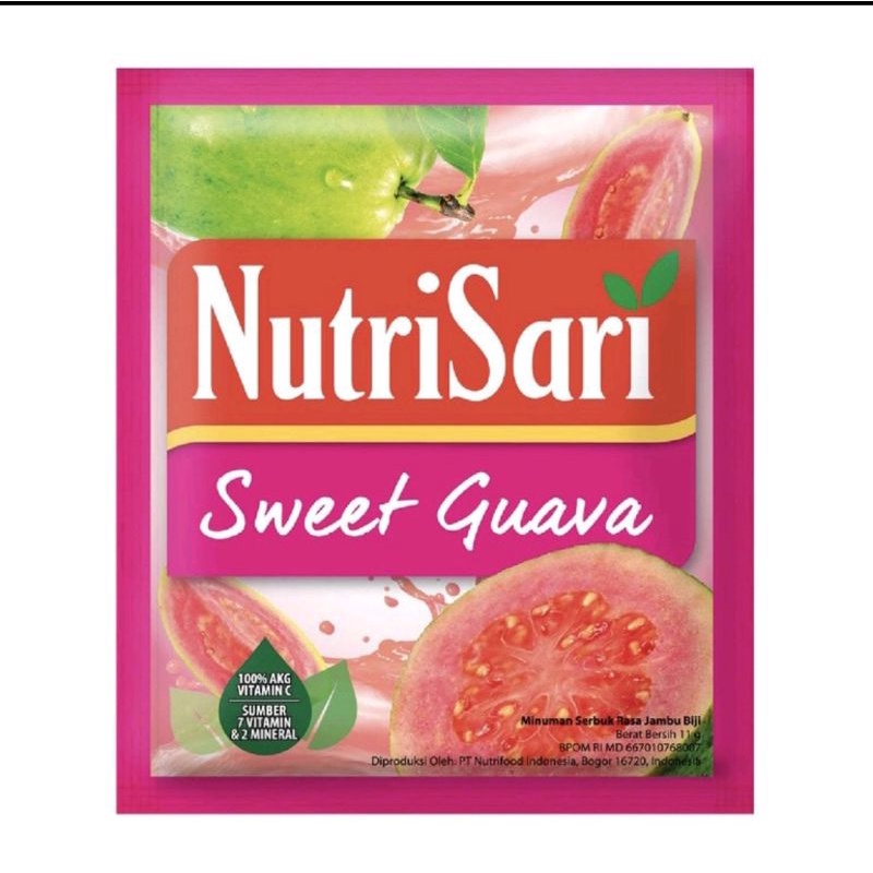 

NUTRISARI JAMBU RENCENG isi 10 saset