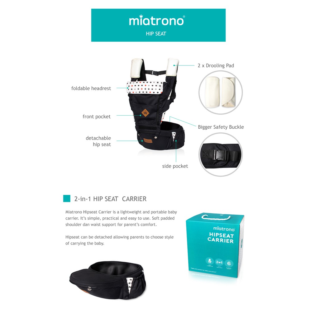 Miatrono Hipseat Carrier - Gendongan Bayi