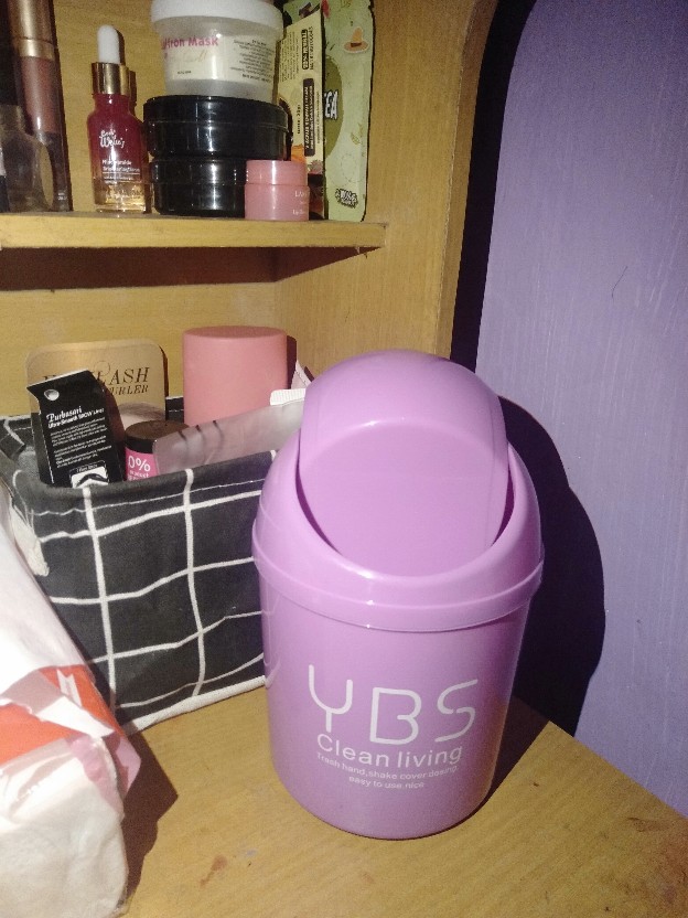 Kotak Sampah Kecil Tempat Sampah Meja Trash Can Mini Ybs