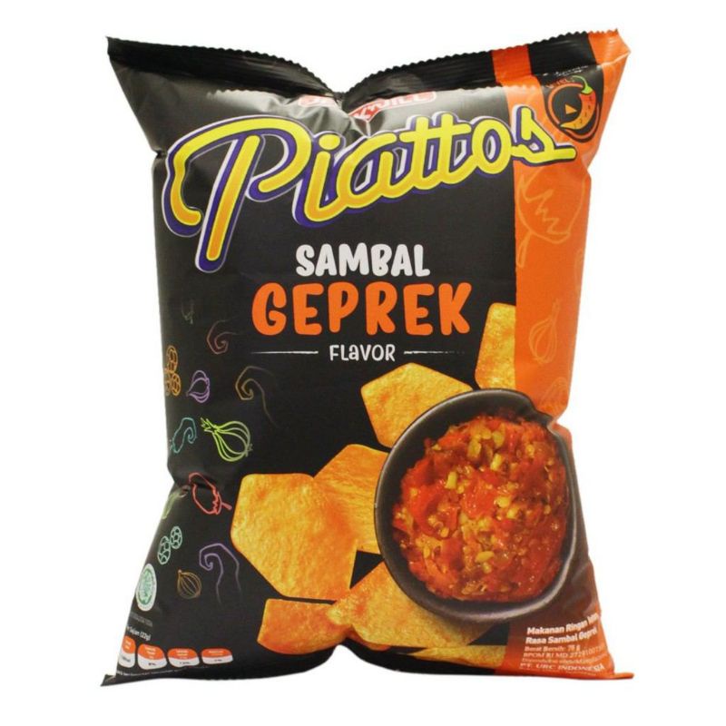 

PIATTOS SAMBAL GEPREK SNACK 75 GR