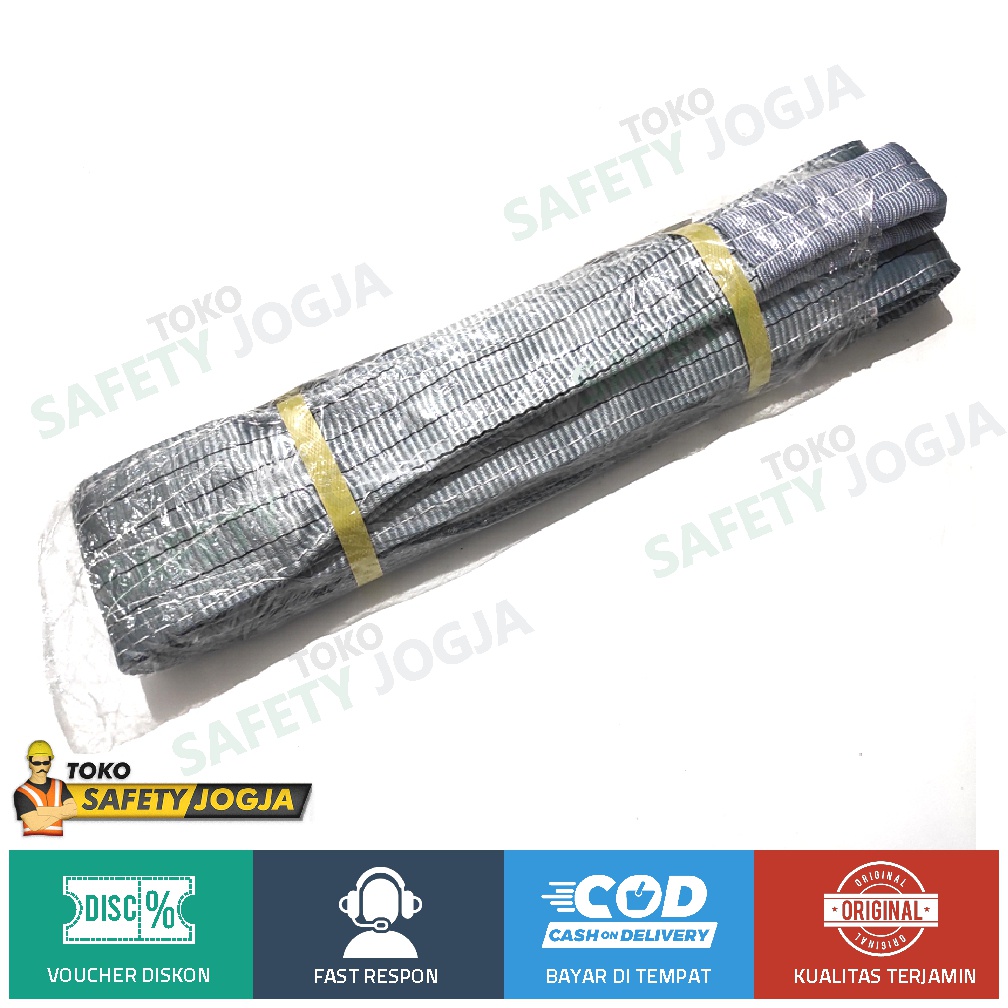 Webbing BELT Sling 4 Ton x 3 Meter Tali POLYESTER PENGANGKAT GOSAVE