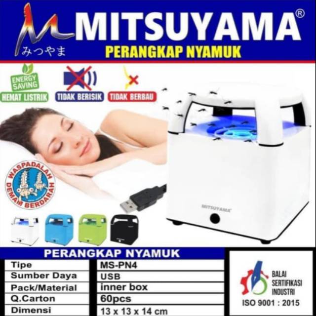 Perangkap Nyamuk // Lampu Nyamuk LED Mitsuyama