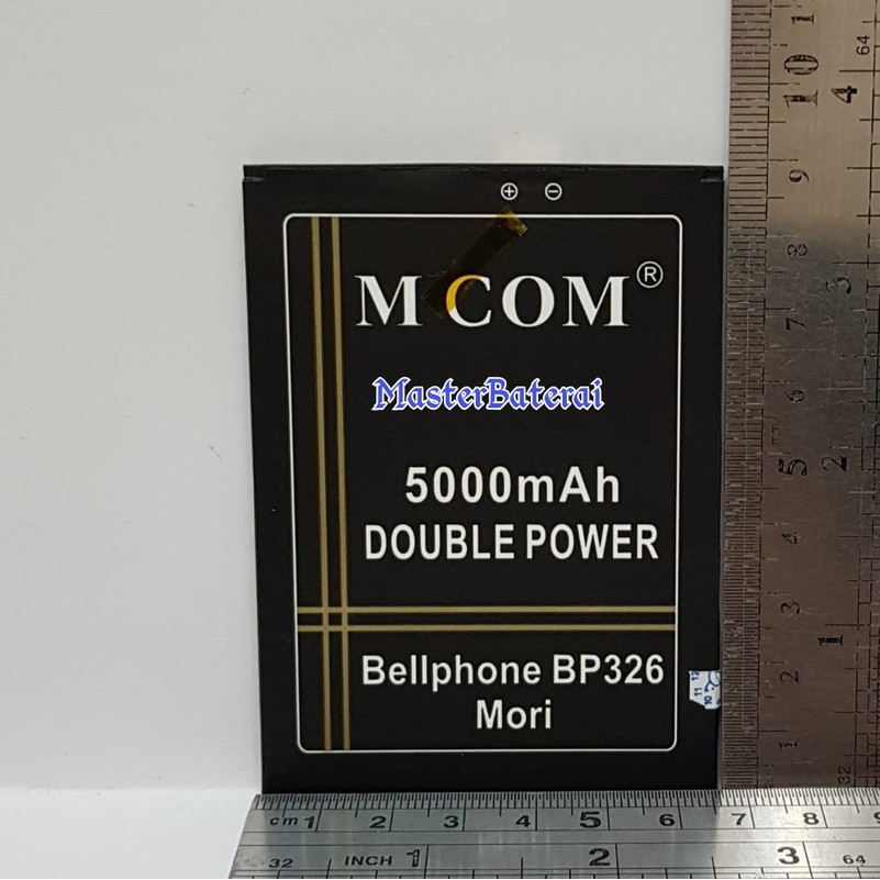 Battery Batre Baterai Double Power Mcom Bellphone BP326 BP 326 Mori - Besar