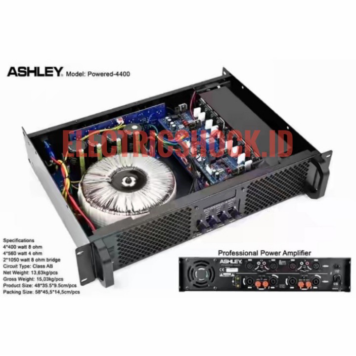 POWER AMPLIFIER ASHLEY POWERED 4400 / ASHLEY POWERED4400 ORIGINAL