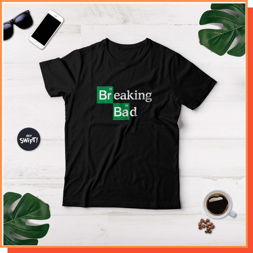 KAOS TSHIRT BAJU DISTRO BREAKING BAD SERIAL TV SERIES Combed 30S Distro Polos Custom PRIA WANITA