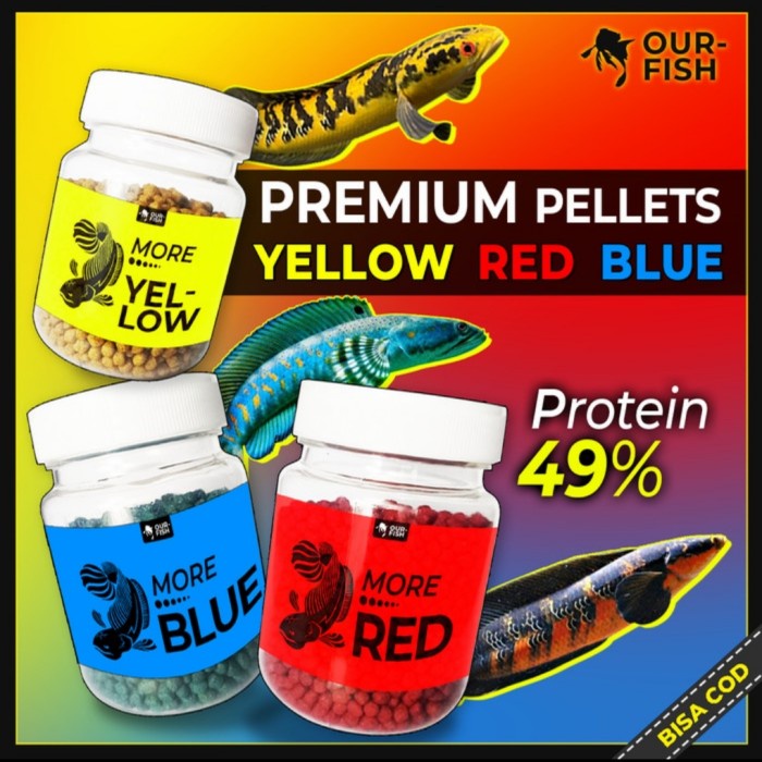 Pelet Warna Channa Premium 60 Gram