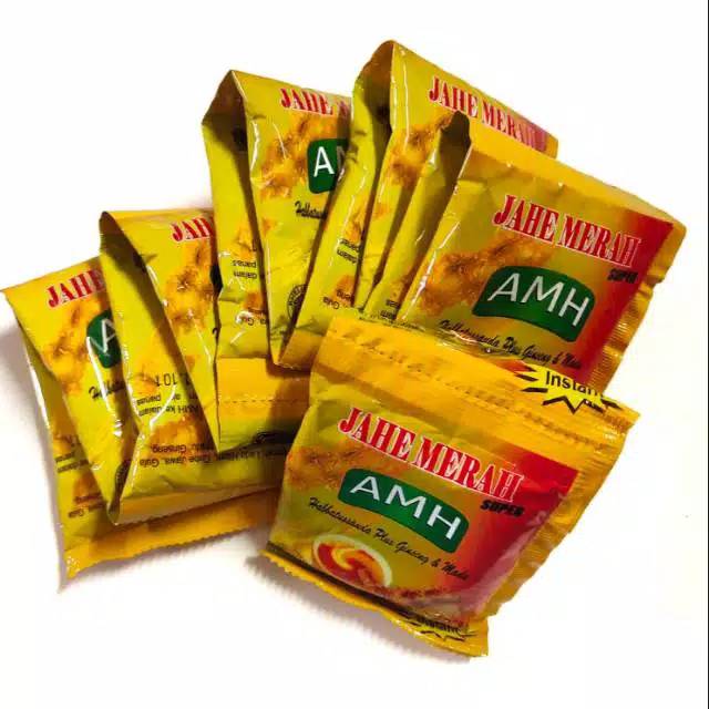 

Jahe merah Amh super Harga Perenceng isi 12 sachet