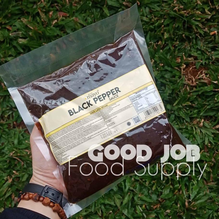 

9.9 SALE OMAYO Blackpepper Sauce 500 g Halal - Saus Lada Hitam | Blackpepper gas !!