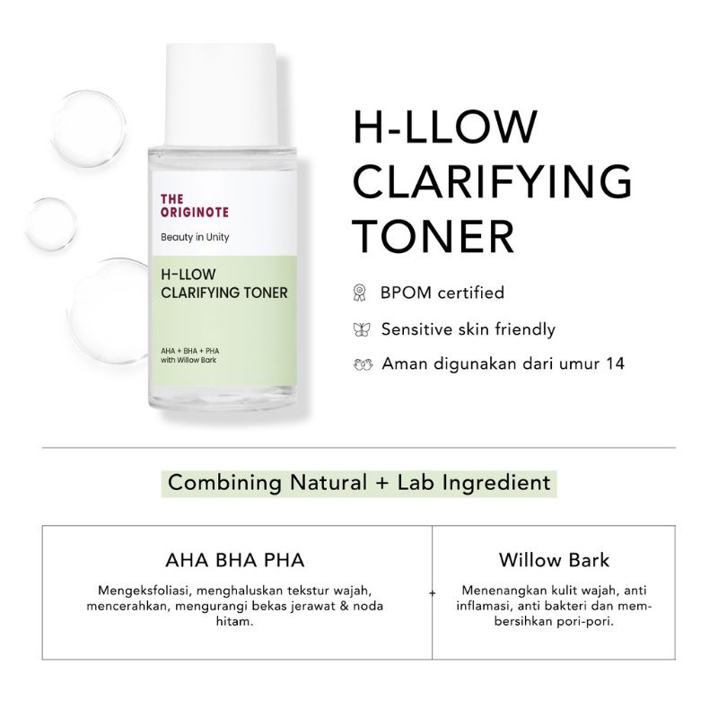 THE ORIGINOTE H-LLOW CLARIFYING TONER