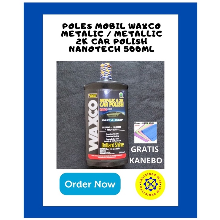 POLES MOBIL WAXCO METALIC / METALLIC 2K CAR POLISH NANOTECH 500ml